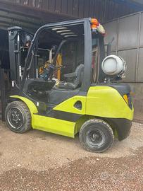 Muletto a gas benzina carrello elevatore funziona 