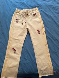 Jeans con inserti in felpa-  Desigual