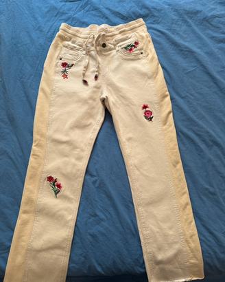 Jeans con inserti in felpa-  Desigual