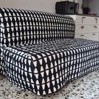 Lycksele divano letto ikea 2 posti
