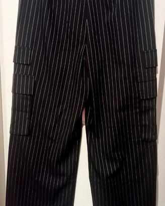 Pantaloni donna gessati