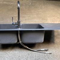 Lavello cucina 2 vasche in pietra
