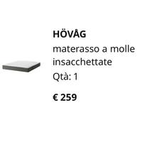 Letto + materasso 140 x 200
