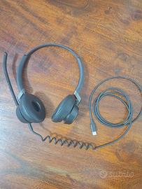 Cuffie Jabra con microfono e custodia