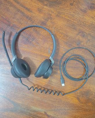 Cuffie Jabra con microfono e custodia