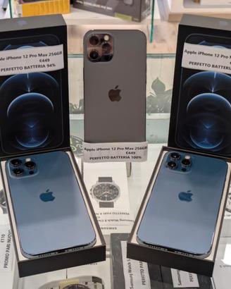 Apple iPhone 12 Pro Max 256GB  STATO BATTERIA 100%