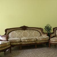 Salotto, Divano + 2 Poltrone - stile Luigi XIV