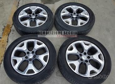 04 Cerchi e gomme jeep compass 18 Pollici bicolor
