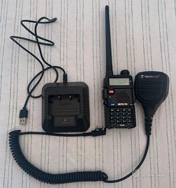 Walkie talkie RT5R completo di accessori