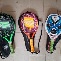 3 racchette da beach tennis