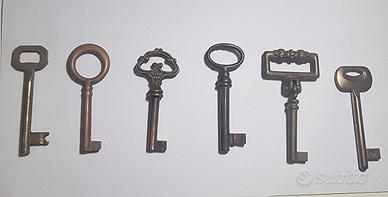 Chiavi Antiche -Chiavi Scheletro-Chiavi Barile