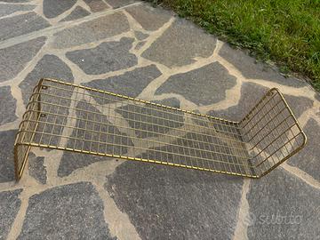 Mensola in metallo dorato