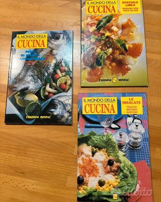 Tris Libri di Cucina - Il Mondo della Cucina