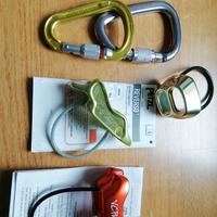 ASSICURATORE DISCENSORI /MOSCHETTONI GHIERA