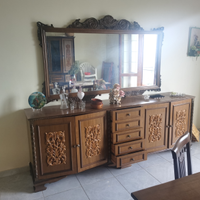 Mobile per soggiorno con specchio