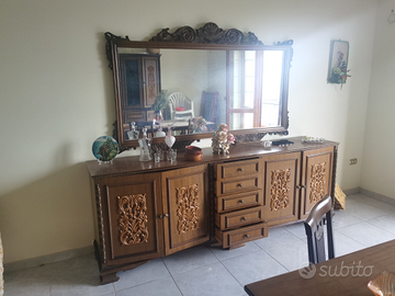 Mobile per soggiorno con specchio