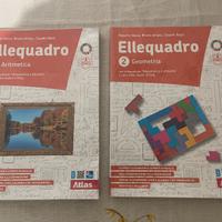 Libro di seconda media di matematica: Ellequadro 2