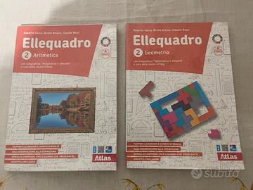 Libro di seconda media di matematica: Ellequadro 2