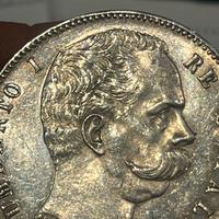 Regno Italia 5 Lire 1879 Umberto I Magnifica