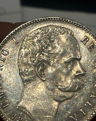 Regno Italia 5 Lire 1879 Umberto I Magnifica