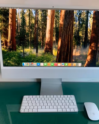 Apple I-Mac 24* M1 8 CPU 8 GPU 256Gb 2021 Argento