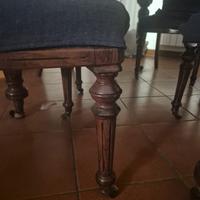Tavolo inglese con sedie vittoriano inglese