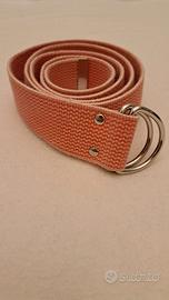 Cintura in tessuto arancio/salmone 115 cm