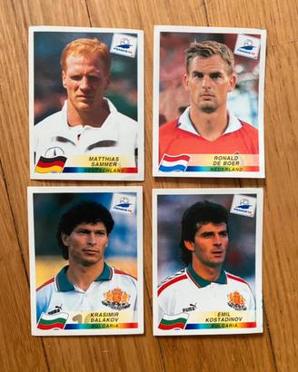4 Figurine Panini World Cup France 98