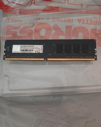 Banco RAM 8GB DDR4 2400MHz per PC Desktop