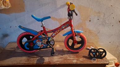 bici bambino paw patrol