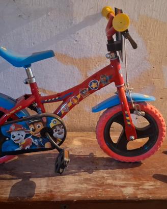 bici bambino paw patrol
