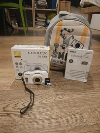 Nikon coolpix w100 fotocamera digitale subacquea 