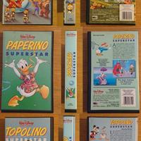 VHS Disney e altri cartoni animati anni '90