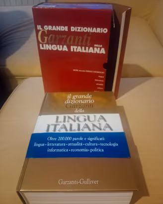 grande dizionario lingua italiana Garzanti  vintag