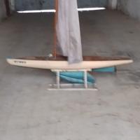 barca a vela in legno