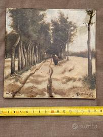 Rozenburg piastrella ceramica 1905. - Anton Mauve