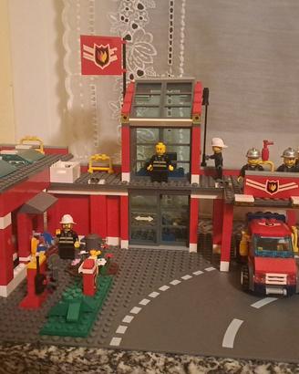 caserma pompieri lego