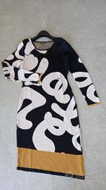 vestito in maglia a maniche lunghe, Disegual 