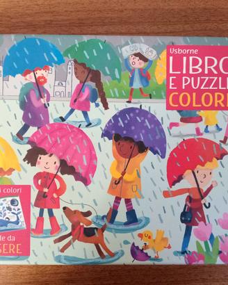 Libro e puzzle Colori. Ed. Usborne