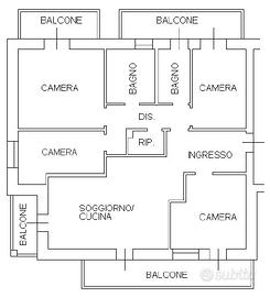 Appartamento 4 camere