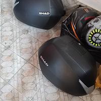 Valigie shad 36 per x adv 2018 con supporti 3p