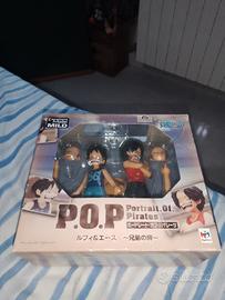 one piece pop Megahouse Usopp luffy e Ace
