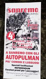 Poser a Sanremo con Autopulman 1950 - nuovo