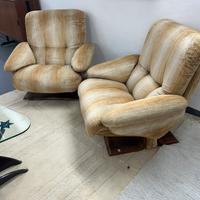 Coppia di poltrone vintage anni 70