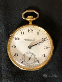 Orologio da taschino in oro Eberhard