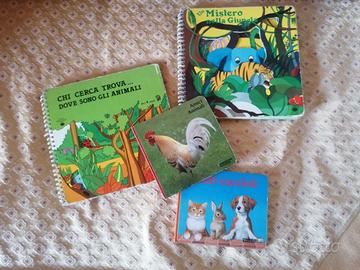 Libri animali per bambini anni 80