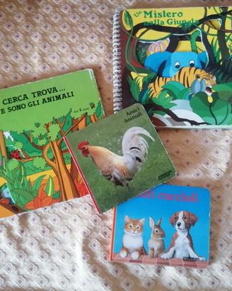 Libri animali per bambini anni 80