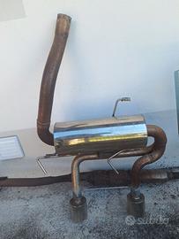 Renault Clio rs 182 Ktec racing scarico posteriore