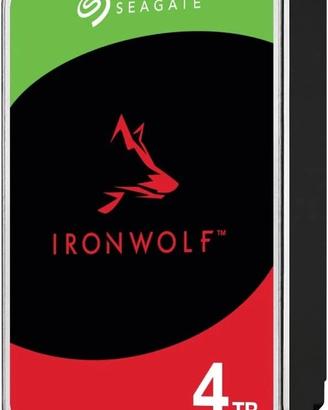 Seagate IronWolf, 4 TB, Hard Disk SATA da 6 GBit/s