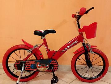 Bici bimbo bimba 16" miraculous NUOVA 